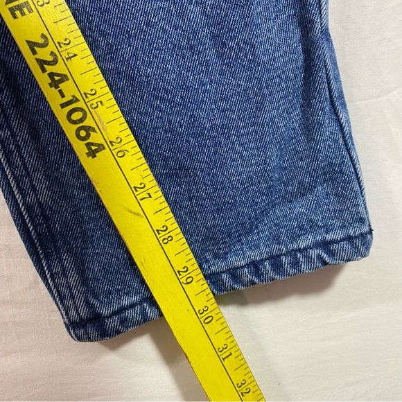 Woolrich Jeans Woman’s 8 Fleece lined winter denim blue jeans pockets zippered - Picture 6 of 9